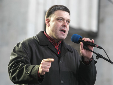 Тягнибок: Только Янукович сказал о "мире" &ndash; сразу началось