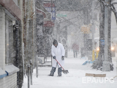 На Нью-Йорк надвигается рекордный снежный шторм