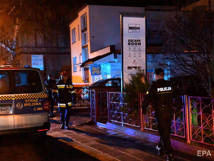 ﻿П'ять дівчаток-підлітків загинули під час пожежі у квест-кімнаті в Польщі