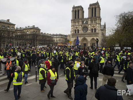 В Париже задержали 24 участника протестов 