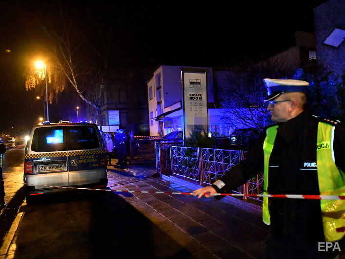 ﻿У прокуратурі Польщі повідомили, що пожежа у квест-кімнаті, під час якої загинуло п'ять підлітків, могла початися через витік газу