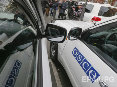 Наблюдателей ОБСЕ не пропустили на двух украинских блокпостах