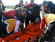 В сети размещены кадры спасения украинца с затонувшего судна Volgo Balt. Видео