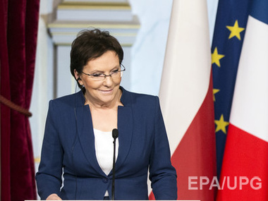 Премьер-министр Польши Копач: Решение о санкциях против РФ должно быть принято единогласно