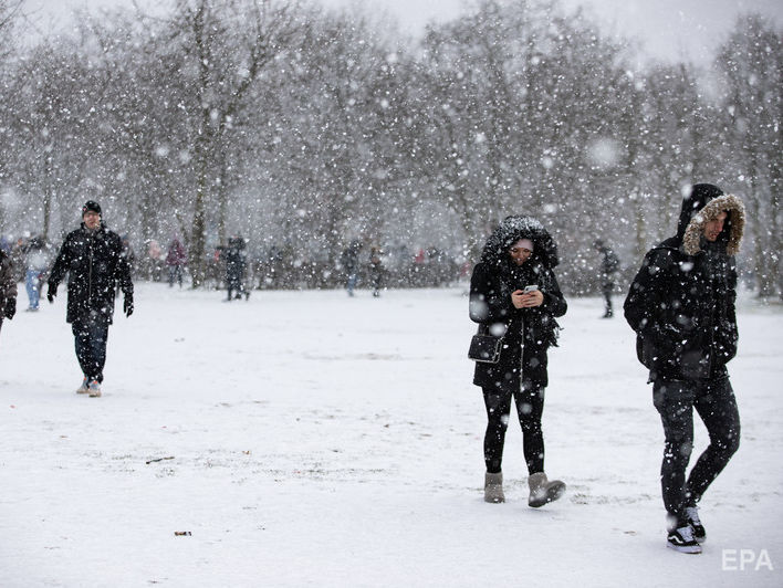 В Европе из-за снегопадов и штормов за неделю погибло 13 человек