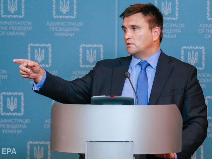 Климкин анонсировал визит главы ОБСЕ и глав МИД иностранных государств на Донбасс в январе