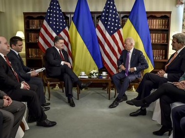 Порошенко провел встречу с вице-президентом США Байденом