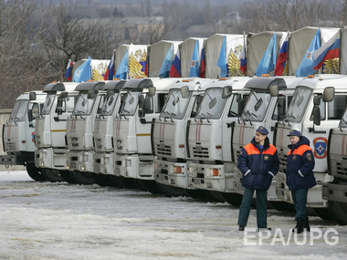 Госпогранслужба: Пограничники не увидели вооружения в очередном российском "гумконвое"