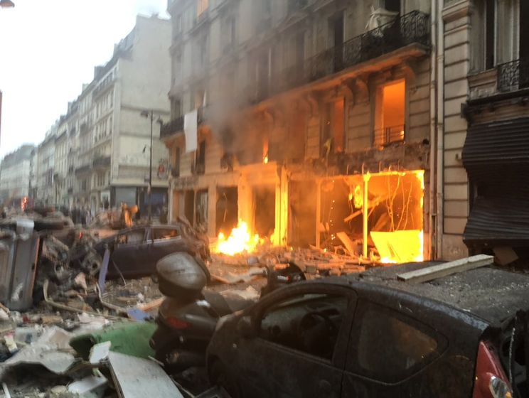 В Париже прогремел взрыв, есть раненые