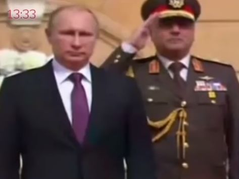 В Египте Путина встретили нестройным исполнением гимна России. Видео