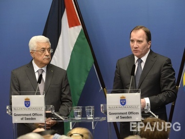 Президент Палестины прибыл с официальным визитом в Швецию