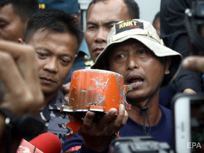 ﻿В Індонезії виявили голосовий самописець Boeing 737, який упав у Яванське море в жовтні 2018 року