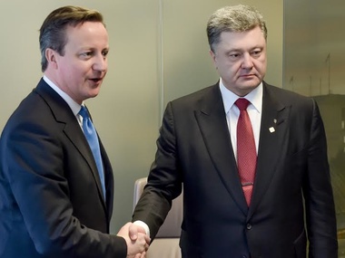 Порошенко обсудил с Кэмероном переговоры в Минске и военно-техническое сотрудничество