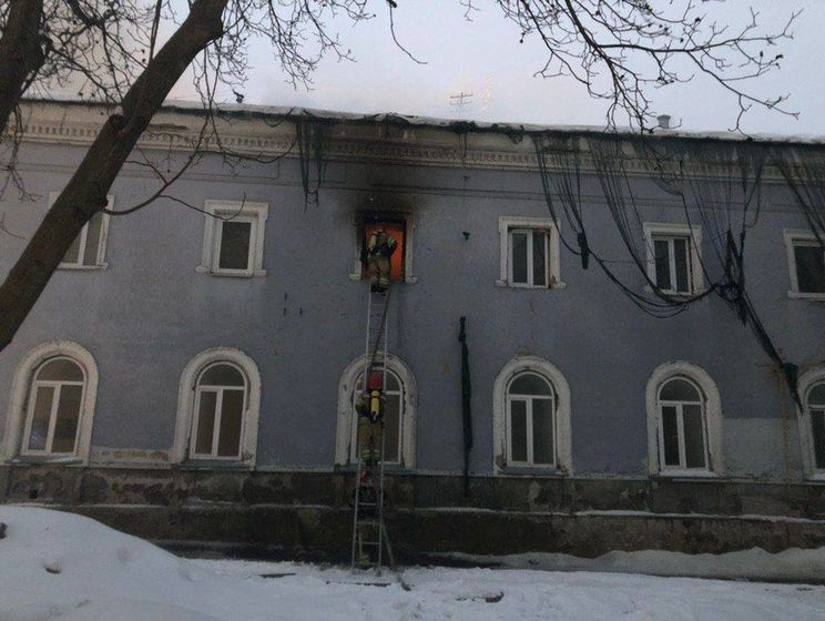 ﻿У зв'язку з пожежею в Києво-Печерській лаврі відкрили кримінальне провадження про підпал