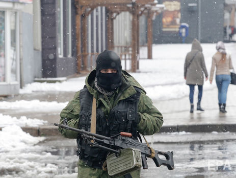 В Донецкой области боевик 