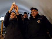 Навального задержали за раздачу листовок. Фоторепортаж