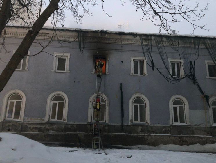 ﻿Підозрюваного в підпалі будівлі на території Києво-Печерської лаври взяли під варту