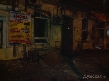 В результате взрыва в Одессе никто не пострадал
