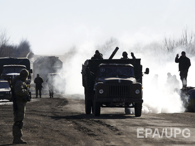 Пресс-центр АТО: Выход украинских военных из Дебальцево продолжается