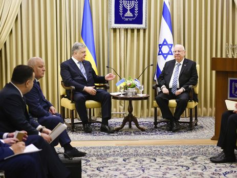 Порошенко призвал Израиль способствовать освобождению украинских моряков