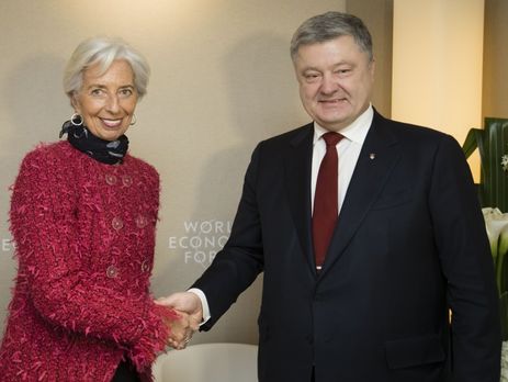 ﻿У Давосі Порошенко зустрінеться із главою МВФ – Мінфін України 