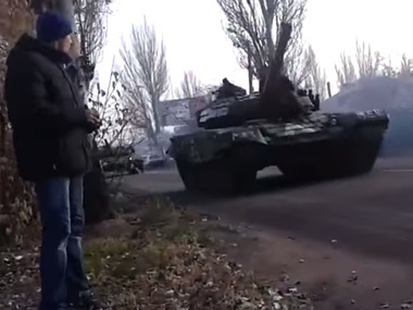 МВД: В Горловку зашла колонна российской военной техники
