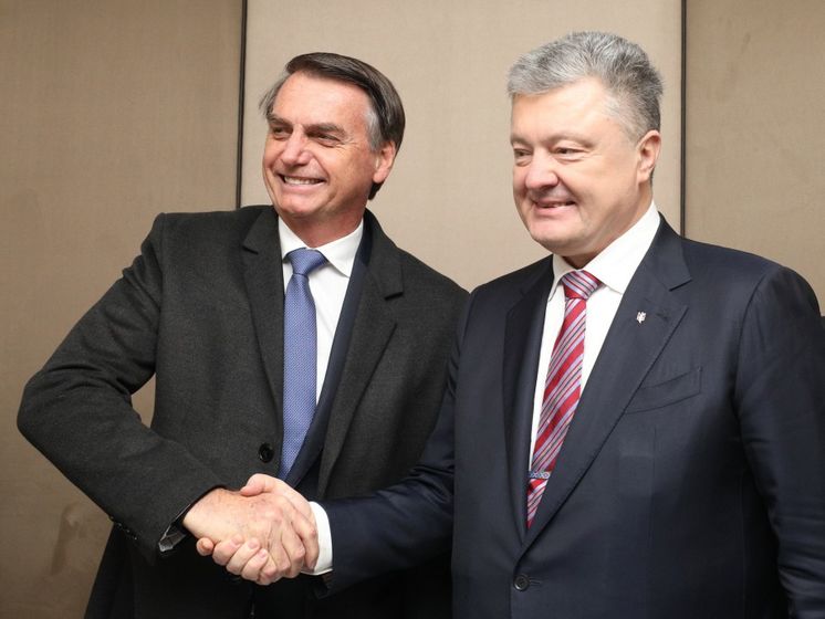 ﻿Порошенко запросив нового президента Бразилії Болсонару відвідати Україну