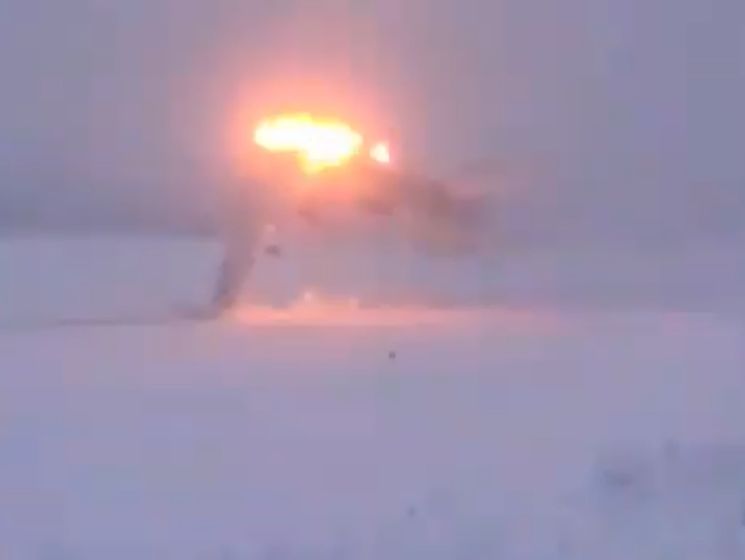 Очевидець зняв момент катастрофи бомбардувальника Ту-22М3 у Росії. Відео