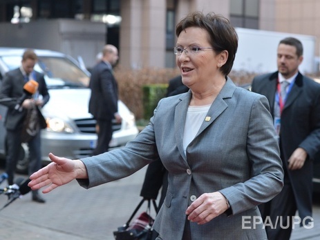 Премьер Польши Копач отчитала партнера по коалиции за критику экономической ситуации в Украине