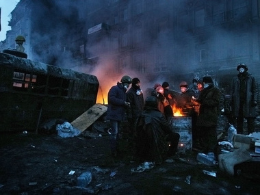 Ледяные будни Майдана. Фоторепортаж
