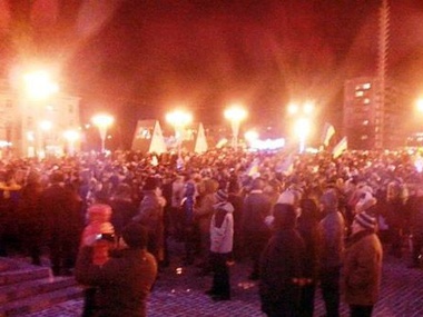 В Черкассах массово задерживают протестующих
