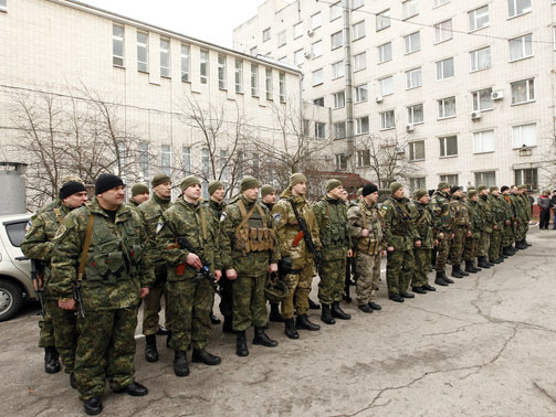 Штаб АТО: На Донбасс отправились подразделения милиции из Львовской и Черниговской областей
