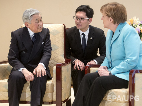 Меркель призвала власти Японии поддержать санкции в отношении России