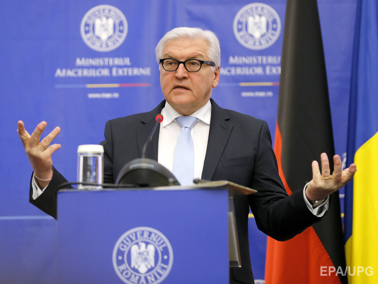 Глава МИД Германии Штайнмайер считает, что напряженность на Донбассе спадает