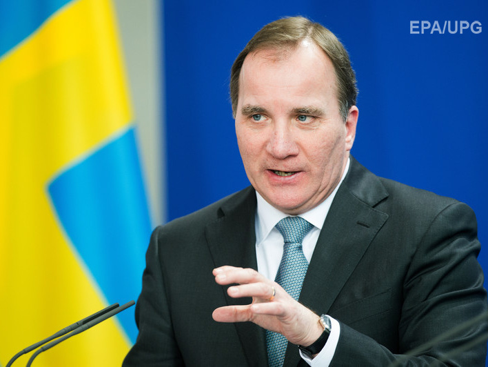 В Украину прибыл премьер Швеции Левен