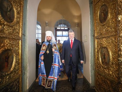 Порошенко після інтронізації митрополита Епіфанія: Православна церква України є і буде незалежною від держави