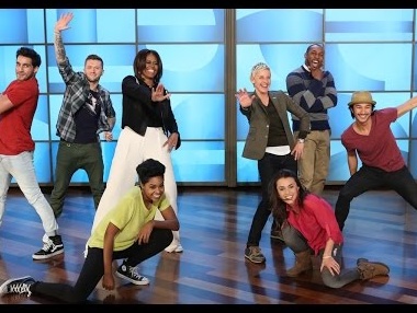 Мишель Обама станцевала в шоу. Видео