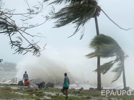В тихоокеанской Республике Вануату тропические циклон 