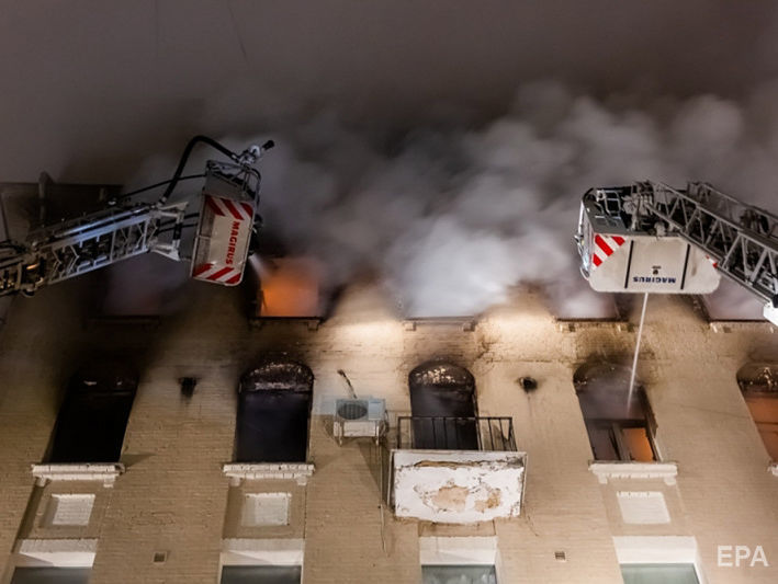 Кількість жертв пожежі в центрі Москви зросла до вісьмох