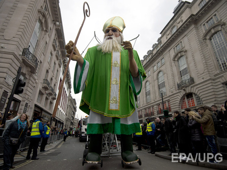 Как отмечали день святого Патрика в мире. Фоторепортаж