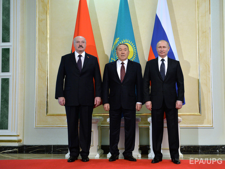 В Астане прошла встреча Путина, Назарбаева и Лукашенко