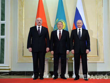 В Астане прошла встреча Путина, Назарбаева и Лукашенко