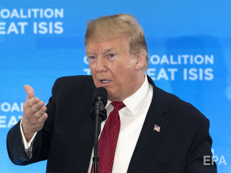 Трамп заявив, що про звільнення 100% територій Сирії та Іраку від ІДІЛ можуть оголосити наступного тижня