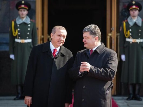 Петр Порошенко и Реджеп Эрдоган в Киеве