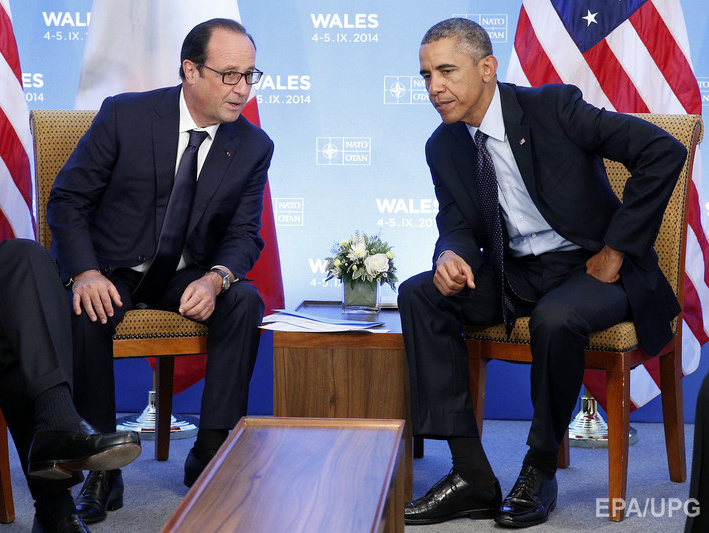 Обама и Олланд обсудили ситуацию в Украине