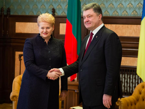 Грибаускайте отметила, что Литва и впредь будет поддерживать Украину