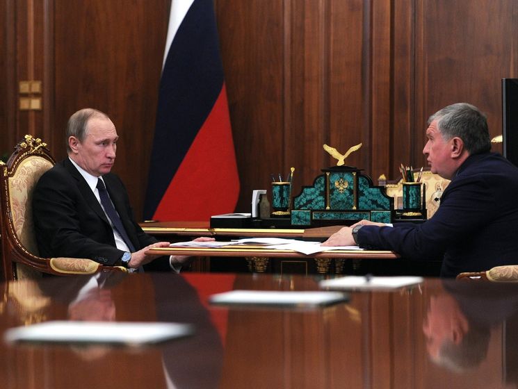 Сєчин попередив Путіна про загрози скорочення видобутку нафти за угодою з ОПЕК – ЗМІ