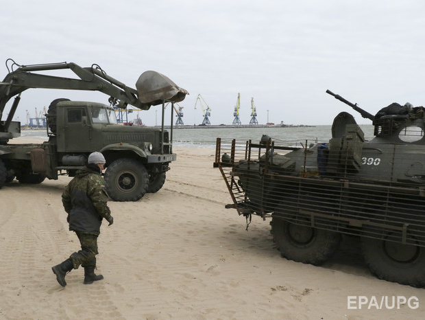 Лысенко: Военные охраняют побережье вблизи Мариуполя