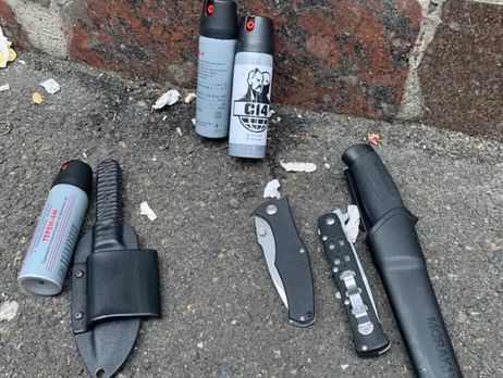 В полиции заявили, что у штурмовавших отделение полиции в Киеве были ножи, пистолеты, газ и кастеты