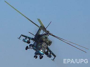 В сети появились кадры с места крушения Ми-24 в Киевской области. Видео